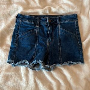 American Eagle jean distressed jean shorts